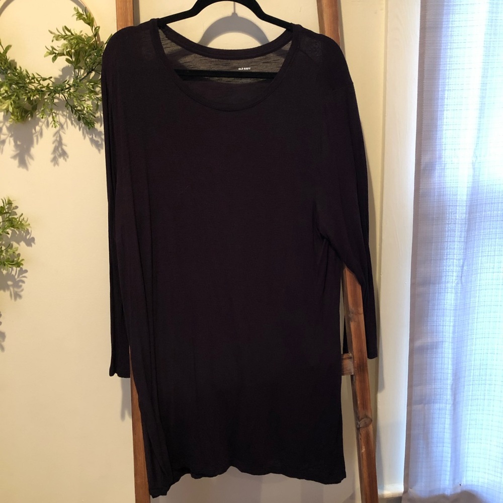 Old Navy Black Luxe long sleeve tee XL